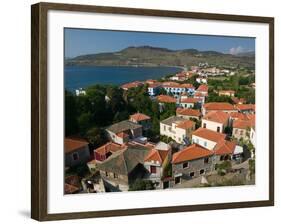 Church of the Sweet Kissing Virgin, Petra, Lesvos, Mithymna, Northeastern Aegean Islands, Greece-Walter Bibikow-Framed Photographic Print