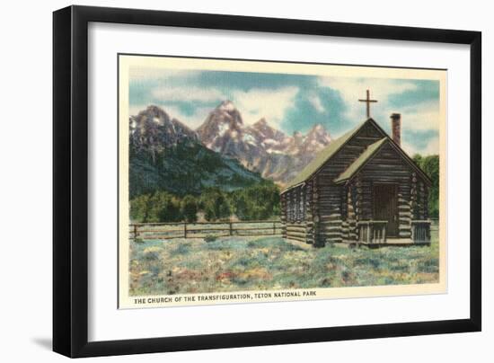 Church of the Transfiguration, Teton National Park-null-Framed Art Print