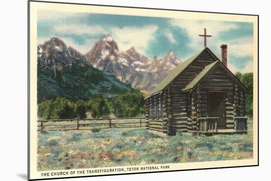 Church of the Transfiguration, Teton National Park-null-Mounted Art Print