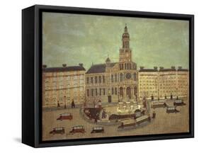 Church of Trinity, Paris-Louis Vivin-Framed Stretched Canvas