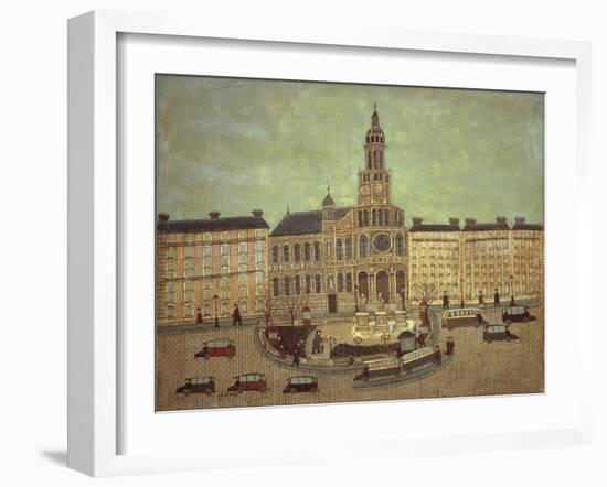 Church of Trinity, Paris-Louis Vivin-Framed Art Print