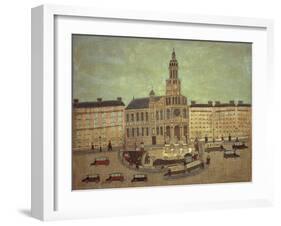 Church of Trinity, Paris-Louis Vivin-Framed Art Print