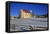 Church of Wieskirche near Steingaden, Bavaria, Germany, Europe-Hans-Peter Merten-Framed Stretched Canvas