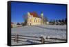 Church of Wieskirche near Steingaden, Bavaria, Germany, Europe-Hans-Peter Merten-Framed Stretched Canvas