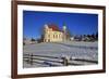 Church of Wieskirche near Steingaden, Bavaria, Germany, Europe-Hans-Peter Merten-Framed Photographic Print