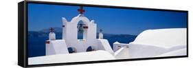 Church, Oia, Santorini, Cyclades Islands, Greece-null-Framed Stretched Canvas