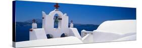 Church, Oia, Santorini, Cyclades Islands, Greece-null-Stretched Canvas