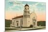Church, Old Town, San Diego, California-null-Mounted Premium Giclee Print