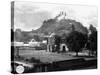 Church on Pyramid over Cholula-null-Stretched Canvas