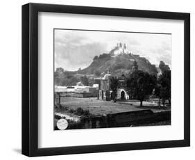 Church on Pyramid over Cholula-null-Framed Photographic Print