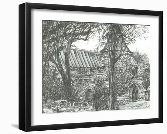 Church on road to Oban, 2007-Vincent Alexander Booth-Framed Giclee Print