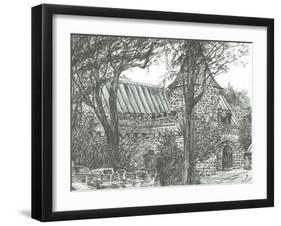 Church on road to Oban, 2007-Vincent Alexander Booth-Framed Giclee Print