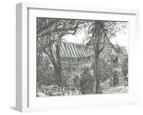 Church on road to Oban, 2007-Vincent Alexander Booth-Framed Giclee Print