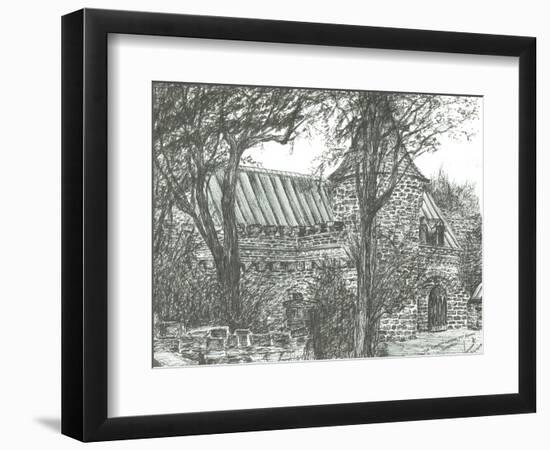 Church on road to Oban, 2007-Vincent Alexander Booth-Framed Giclee Print