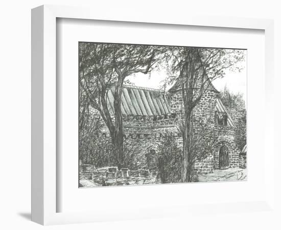 Church on road to Oban, 2007-Vincent Alexander Booth-Framed Giclee Print