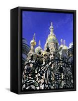 Church on Spilled Blood, Unesco World Heritage Site, St. Petersburg, Russia-Gavin Hellier-Framed Stretched Canvas