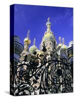 Church on Spilled Blood, Unesco World Heritage Site, St. Petersburg, Russia-Gavin Hellier-Stretched Canvas