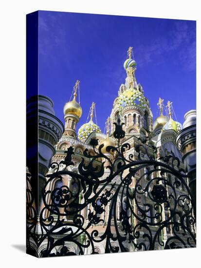 Church on Spilled Blood, Unesco World Heritage Site, St. Petersburg, Russia-Gavin Hellier-Stretched Canvas