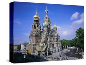 Church on Spilled Blood, Unesco World Heritage Site, St. Petersburg, Russia-Gavin Hellier-Stretched Canvas