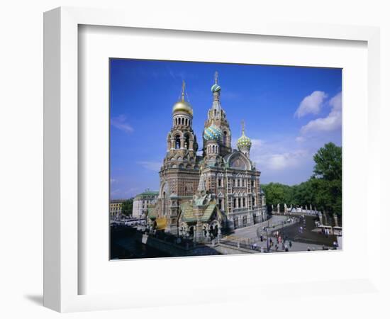 Church on Spilled Blood, Unesco World Heritage Site, St. Petersburg, Russia-Gavin Hellier-Framed Photographic Print