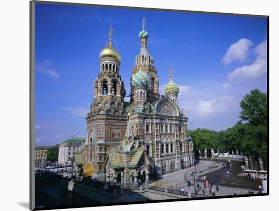 Church on Spilled Blood, Unesco World Heritage Site, St. Petersburg, Russia-Gavin Hellier-Mounted Photographic Print