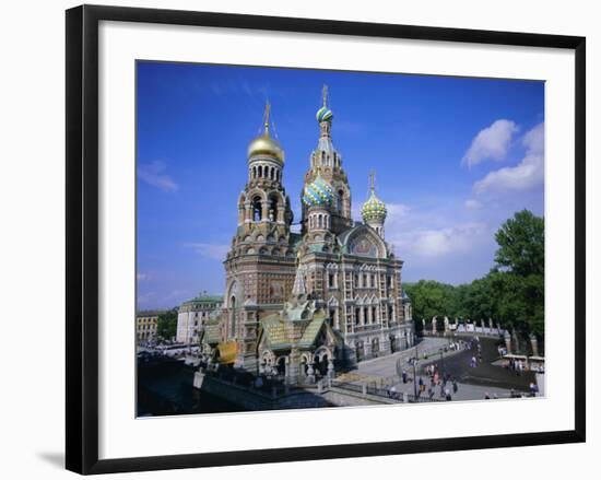 Church on Spilled Blood, Unesco World Heritage Site, St. Petersburg, Russia-Gavin Hellier-Framed Photographic Print