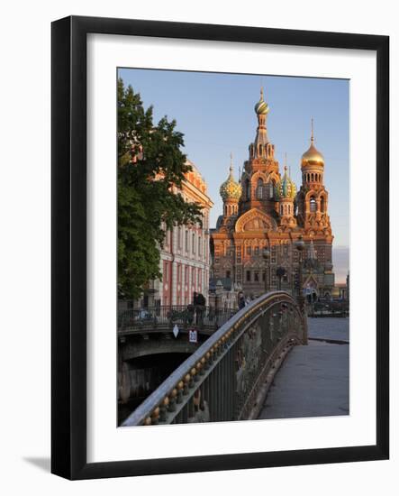 Church on Spilled Blood, UNESCO World Heritage Site, St Petersburg, Russia-Martin Child-Framed Photographic Print