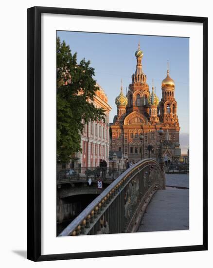 Church on Spilled Blood, UNESCO World Heritage Site, St Petersburg, Russia-Martin Child-Framed Photographic Print