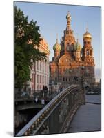 Church on Spilled Blood, UNESCO World Heritage Site, St Petersburg, Russia-Martin Child-Mounted Photographic Print