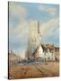 Church on the Continent, Low Countries-J. H. Townsend-Stretched Canvas