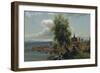 Church on the fjord-Jahn Ekenaes-Framed Giclee Print