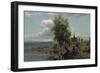 Church on the fjord-Jahn Ekenaes-Framed Giclee Print