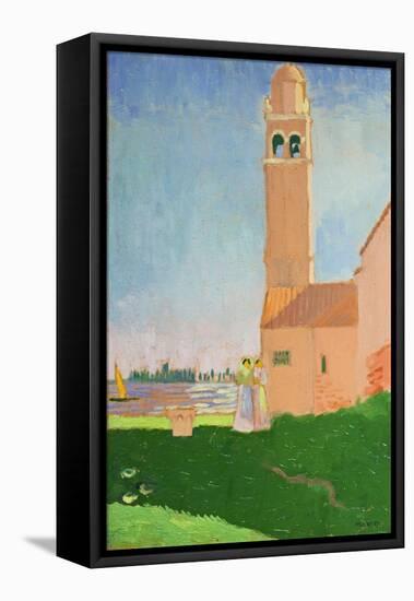 Church on the Lagoon, 1907-Maurice Denis-Framed Stretched Canvas