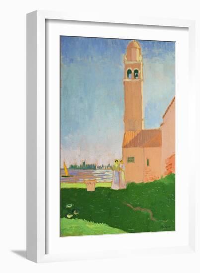 Church on the Lagoon, 1907-Maurice Denis-Framed Giclee Print