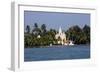 Church on the Shores of Ashtamudi Lake, Kollam, Kerala, India, Asia-Balan Madhavan-Framed Photographic Print