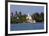 Church on the Shores of Ashtamudi Lake, Kollam, Kerala, India, Asia-Balan Madhavan-Framed Photographic Print