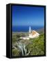 Church Overlooking the Aegean Sea, Chania, Crete, Greek Islands, Greece, Europe-Sakis Papadopoulos-Framed Stretched Canvas