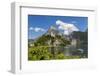 Church Overlooking Traunsee Lake, Traunkirchen, Upper Austria, Austria-Peter Adams-Framed Photographic Print