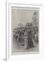 Church Parade in the Colonies-Melton Prior-Framed Giclee Print