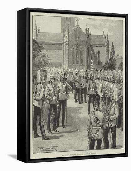 Church Parade of the Household Cavalry at Windsor-Thomas Walter Wilson-Framed Stretched Canvas