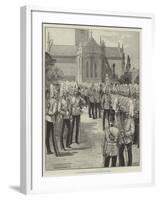 Church Parade of the Household Cavalry at Windsor-Thomas Walter Wilson-Framed Giclee Print