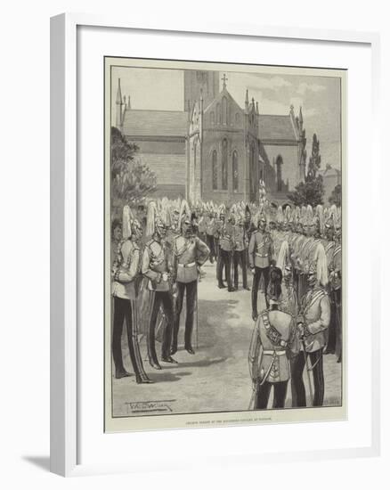 Church Parade of the Household Cavalry at Windsor-Thomas Walter Wilson-Framed Giclee Print