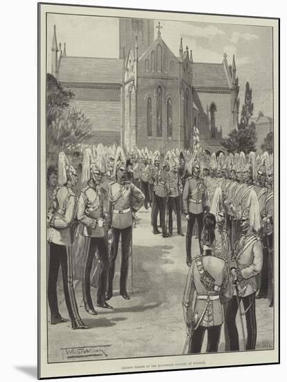 Church Parade of the Household Cavalry at Windsor-Thomas Walter Wilson-Mounted Giclee Print