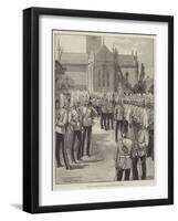 Church Parade of the Household Cavalry at Windsor-Thomas Walter Wilson-Framed Giclee Print
