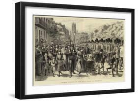 Church Parade of the Scots Greys at Brighton-Godefroy Durand-Framed Giclee Print
