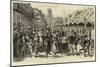 Church Parade of the Scots Greys at Brighton-Godefroy Durand-Mounted Giclee Print