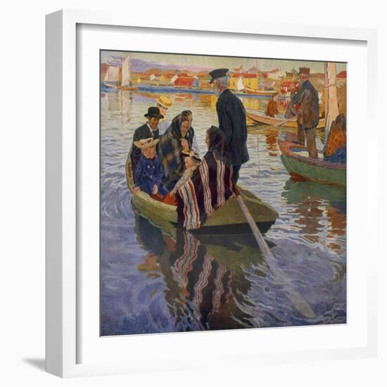 Church People-Carl Wilhelm Wilhelmson-Framed Giclee Print