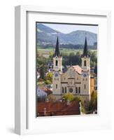 Church Pfarrkirche, Chiesa Di Santa Maria Assunta in Bruneck, Brunico-Martin Zwick-Framed Photographic Print