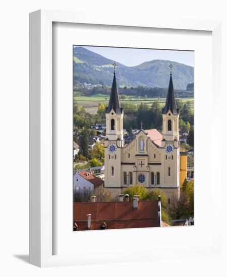 Church Pfarrkirche, Chiesa Di Santa Maria Assunta in Bruneck, Brunico-Martin Zwick-Framed Photographic Print