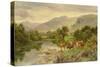 Church Pool, Bettws y coed-Henry Parker-Stretched Canvas